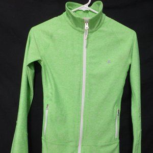 CHAMPION, xs, full zip, lime green exercise jacket